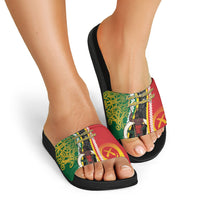 Ni-Vanuatu Indipendens Dei Celebretem Slide Sandals Yumi Yumi Yumi LT7 - Polynesian Pride