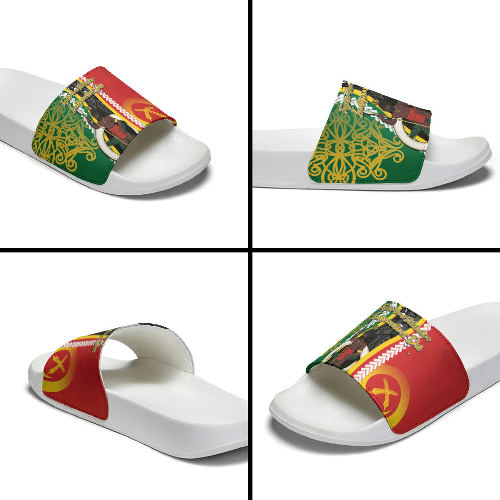 Ni-Vanuatu Indipendens Dei Celebretem Slide Sandals Yumi Yumi Yumi LT7 - Polynesian Pride