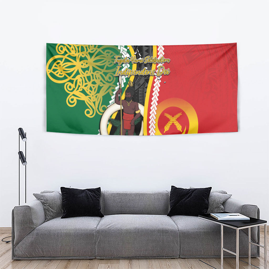 Ni-Vanuatu Indipendens Dei Celebretem Tapestry Yumi Yumi Yumi LT7 - Polynesian Pride