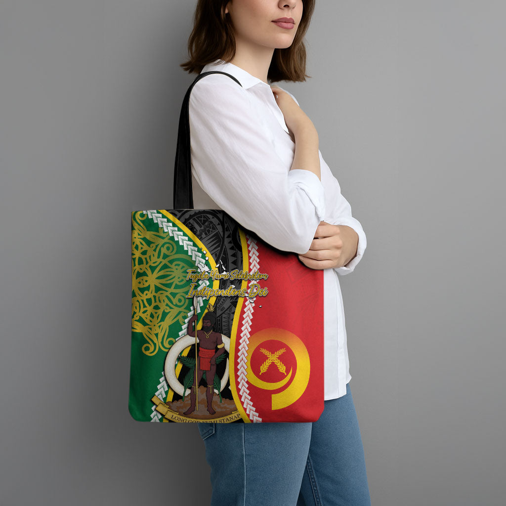 Ni-Vanuatu Indipendens Dei Celebretem Tote Bag Yumi Yumi Yumi LT7 - Polynesian Pride