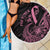 Polynesian Pink Power Beach Blanket Breast Cancer Ribbon Turtle and Flowers