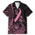 Polynesian Pink Power Family Matching Mermaid Dress and Hawaiian Shirt Breast Cancer Ribbon Turtle and Flowers