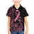 Polynesian Pink Power Family Matching Mermaid Dress and Hawaiian Shirt Breast Cancer Ribbon Turtle and Flowers