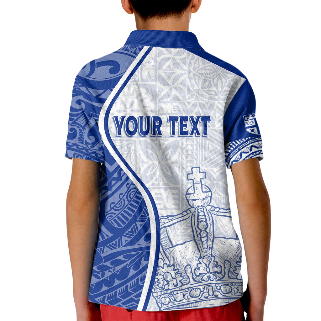 Personalised Queen Victoria School Kid Polo Shirt QVS Old Boys LT7 - Polynesian Pride