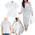 Samoa White Sunday Family Matching Off Shoulder Long Sleeve Dress and Hawaiian Shirt Hibiscus Special LT7 - Polynesian Pride