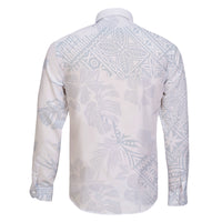 Samoa White Sunday Family Matching Off Shoulder Maxi Dress and Hawaiian Shirt Hibiscus Special LT7 - Polynesian Pride