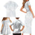 Samoa White Sunday Family Matching Short Sleeve Bodycon Dress and Hawaiian Shirt Hibiscus Special LT7 - Polynesian Pride