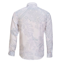 Samoa White Sunday Family Matching Short Sleeve Bodycon Dress and Hawaiian Shirt Hibiscus Special LT7 - Polynesian Pride