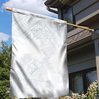 Samoa White Sunday Garden Flag Hibiscus Special LT7 - Polynesian Pride