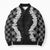 Hawaii Aloha Plumeria Lei Black Palaka Bomber Puffer Jacket - Polynesian Pride
