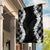 Hawaii Aloha Plumeria Lei Black Palaka Garden Flag - Polynesian Pride