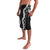 Hawaii Aloha Plumeria Lei Black Palaka Lavalava - Polynesian Pride