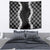 Hawaii Aloha Plumeria Lei Black Palaka Tapestry - Polynesian Pride