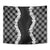 Hawaii Aloha Plumeria Lei Black Palaka Tapestry - Polynesian Pride