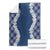 Hawaii Aloha Plumeria Lei Navy Palaka Blanket - Polynesian Pride