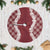 Hawaii Aloha Plumeria Lei Scarlet Palaka Tree Skirt - Polynesian Pride