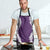 Hawaii Aloha Plumeria Lei Violet Palaka Apron - Polynesian Pride