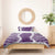 Hawaii Aloha Plumeria Lei Violet Palaka Bedding Set - Polynesian Pride