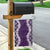 Hawaii Aloha Plumeria Lei Violet Palaka Garden Flag - Polynesian Pride