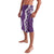 Hawaii Aloha Plumeria Lei Violet Palaka Lavalava - Polynesian Pride