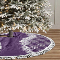 Hawaii Aloha Plumeria Lei Violet Palaka Tree Skirt LT7 - Polynesian Pride