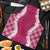 Hawaii Aloha Plumeria Lei Fuschia Palaka Apron - Polynesian Pride