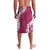 Hawaii Aloha Plumeria Lei Fuschia Palaka Lavalava - Polynesian Pride