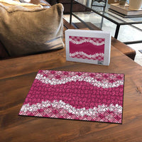 Hawaii Aloha Plumeria Lei Fuschia Palaka Puzzle LT7 - Polynesian Pride