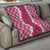 Hawaii Aloha Plumeria Lei Fuschia Palaka Quilt - Polynesian Pride