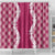 Hawaii Aloha Plumeria Lei Fuschia Palaka Shower Curtain - Polynesian Pride