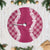 Hawaii Aloha Plumeria Lei Fuschia Palaka Tree Skirt - Polynesian Pride