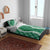 Hawaii Aloha Plumeria Lei Green Palaka Bedding Set - Polynesian Pride