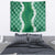 Hawaii Aloha Plumeria Lei Green Palaka Tapestry - Polynesian Pride