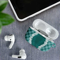 Hawaii Aloha Plumeria Lei Teal Palaka AirPods Case LT7 - Polynesian Pride