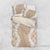 Hawaii Aloha Plumeria Lei Beige Palaka Bedding Set - Polynesian Pride