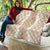 Hawaii Aloha Plumeria Lei Beige Palaka Quilt - Polynesian Pride