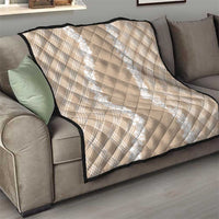 Hawaii Aloha Plumeria Lei Beige Palaka Quilt - Polynesian Pride