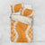 Hawaii Aloha Plumeria Lei Orange Palaka Bedding Set - Polynesian Pride