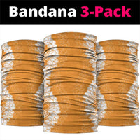 Hawaii Aloha Plumeria Lei Orange Palaka Neck Gaiter - Polynesian Pride