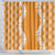 Hawaii Aloha Plumeria Lei Orange Palaka Shower Curtain - Polynesian Pride