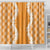 Hawaii Aloha Plumeria Lei Orange Palaka Shower Curtain - Polynesian Pride