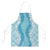 Hawaii Aloha Plumeria Lei Turquoise Palaka Apron - Polynesian Pride