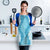 Hawaii Aloha Plumeria Lei Turquoise Palaka Apron - Polynesian Pride