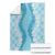 Hawaii Aloha Plumeria Lei Turquoise Palaka Blanket - Polynesian Pride