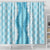 Hawaii Aloha Plumeria Lei Turquoise Palaka Shower Curtain - Polynesian Pride
