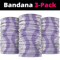 Hawaii Aloha Plumeria Lei Lavender Palaka Neck Gaiter - Polynesian Pride