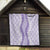 Hawaii Aloha Plumeria Lei Lavender Palaka Quilt - Polynesian Pride