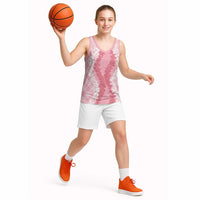 Hawaii Aloha Plumeria Lei Pink Palaka Basketball Jersey - Polynesian Pride