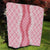 Hawaii Aloha Plumeria Lei Pink Palaka Quilt - Polynesian Pride