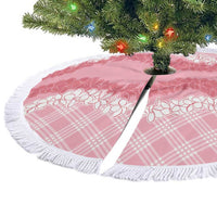 Hawaii Aloha Plumeria Lei Pink Palaka Tree Skirt LT7 - Polynesian Pride